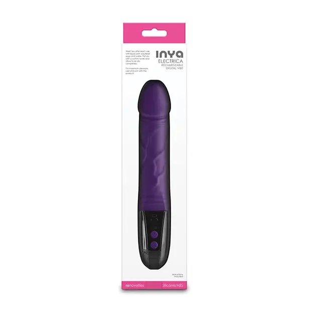 INYA Electrica Phallic Digital Vibrator - Purple - Vibrators