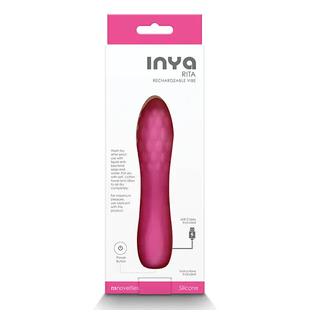 INYA Rita Rechargeable Vibe - Pink - Vibrators
