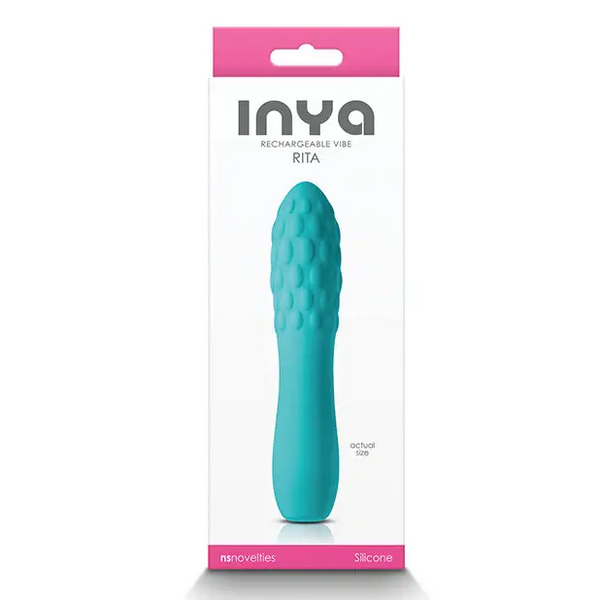 INYA Rita Rechargeable Vibe - Teal - Vibrators