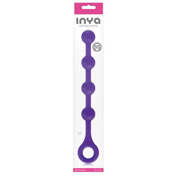 Inya Soft Balls Petite Anal Beads - Purple - Anal Products