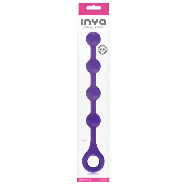 Inya Soft Balls Petite Anal Beads - Purple - Anal Products