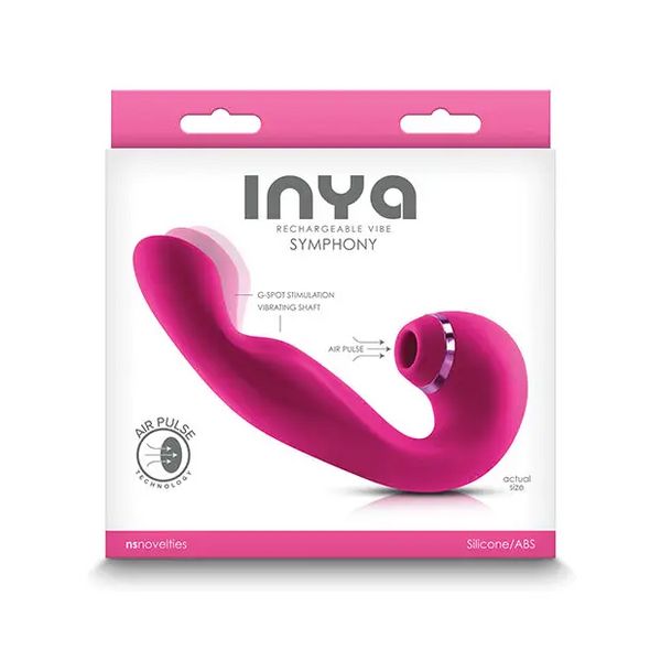 INYA Symphony G Spot Vibe w/Suction - Pink - Stimulators