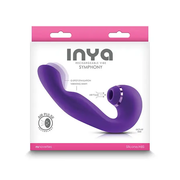 INYA Symphony G Spot Vibe w/Suction - Purple - Stimulators
