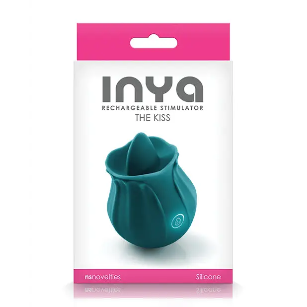 INYA The Kiss Rechargeable Vibe - Dark Teal - Stimulators