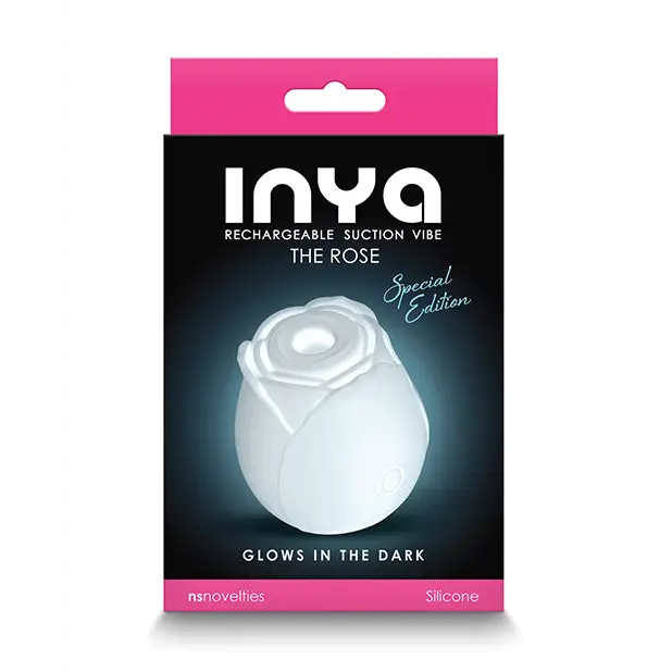 INYA The Rose Rechargeable Suction Vibe - Glow in the Dark