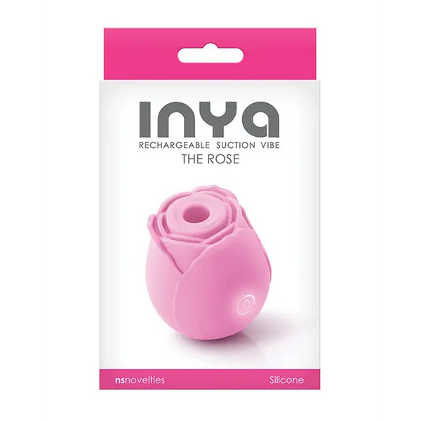 INYA The Rose Rechargeable Suction Vibe - Pink - Stimulators