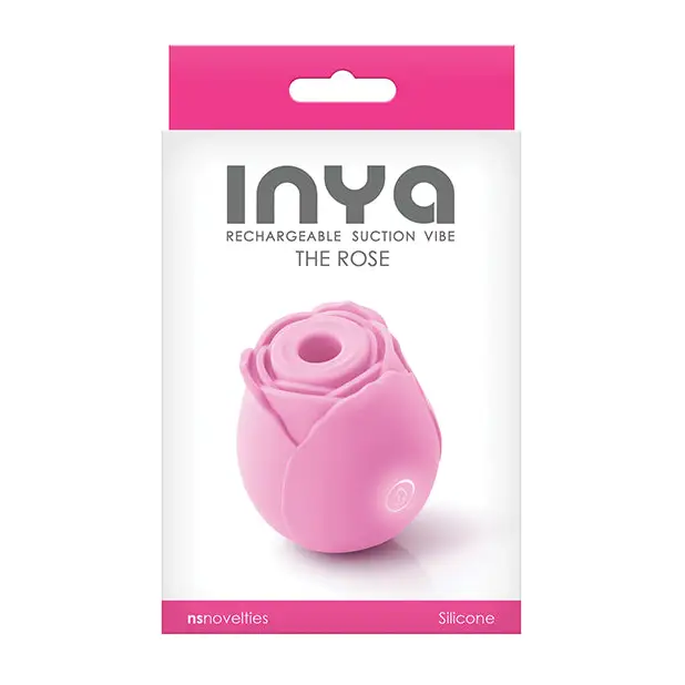 INYA The Rose Rechargeable Suction Vibe - Pink - Stimulators