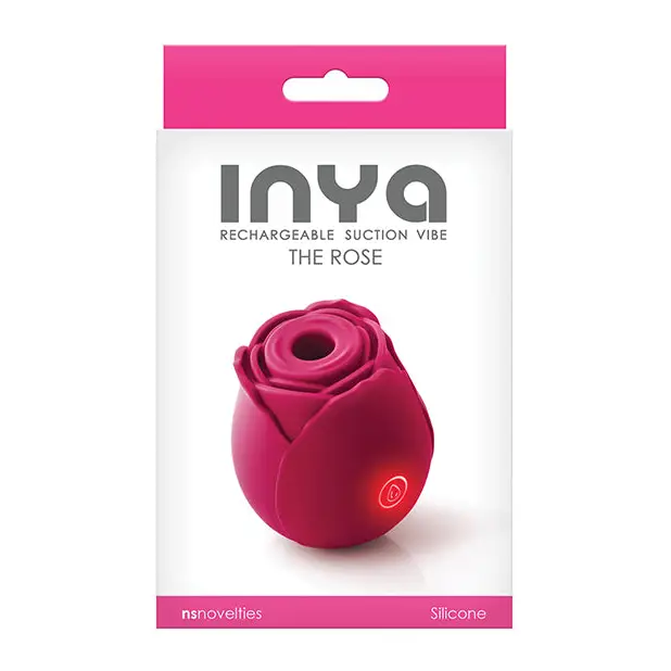 INYA The Rose Rechargeable Suction Vibe - Red - Stimulators