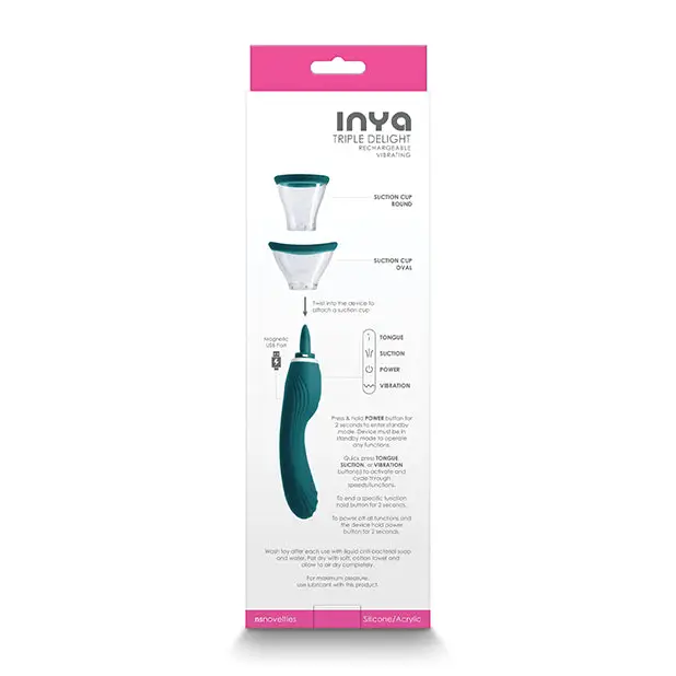 INYA Triple Delight - Dark Teal - Stimulators