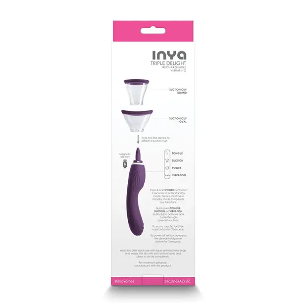 INYA Triple Delight - Purple - Stimulators
