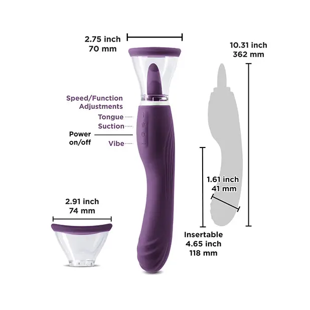 INYA Triple Delight - Purple - Stimulators