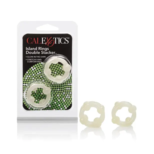 Island Rings Double Stacker - Glow - Penis Enhancement