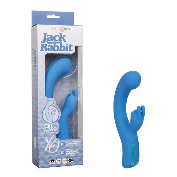 Jack Rabbit Elite Suction Rabbit - Blue - Vibrators