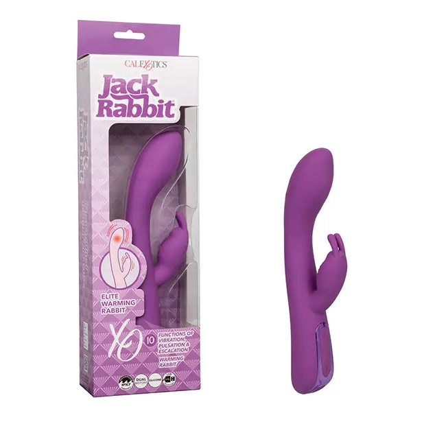 Jack Rabbit Elite Warming Rabbit - Purple - Vibrators