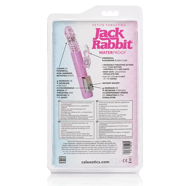Jack Rabbit Petite Thrusting - Pink - Vibrators