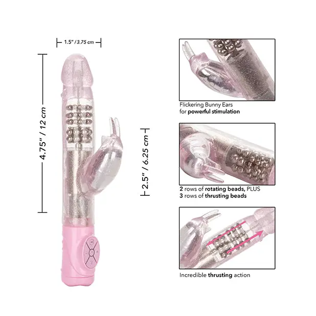 Jack Rabbit Thrusting Action - Pink - Vibrators