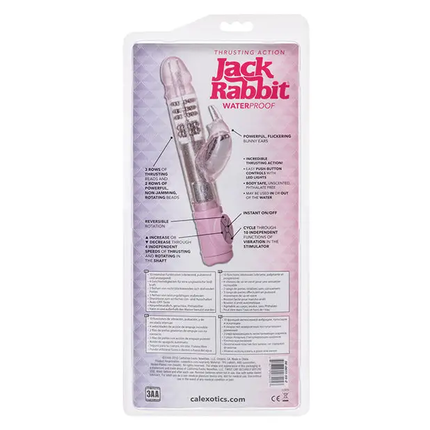 Jack Rabbit Thrusting Action - Pink - Vibrators