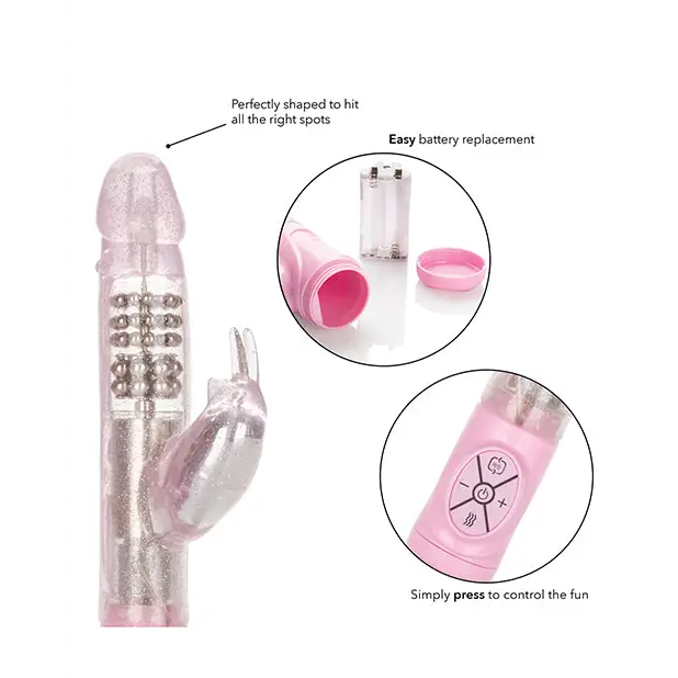 Jack Rabbit Thrusting Action - Pink - Vibrators
