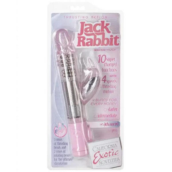 Jack Rabbit Thrusting Action - Pink - Vibrators