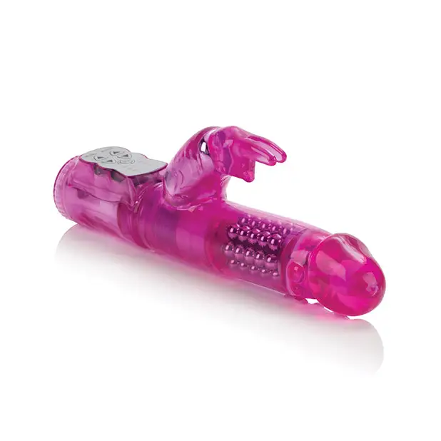 Jack Rabbit w/Floating Beads Waterproof - Pink - Vibrators