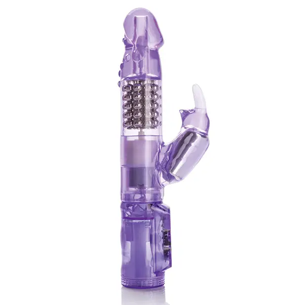 Jack Rabbit w/Floating Beads Waterproof - Purple - Vibrators
