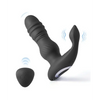 Jaden Thrusting Prostate Massager Vibrating Butt Plug Anal Sex Toy - Black - Anal Products