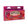 Japanese Bondage Silicone Cuffs Large - Red - Bondage Blindfolds & Restraints