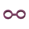 Japanese Bondage Silicone Cuffs Small - Purple - Bondage Blindfolds & Restraints
