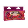 Japanese Bondage Silicone Cuffs Small - Red - Bondage Blindfolds & Restraints