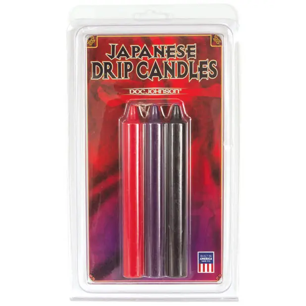 Japanese Drip Candles - Pack of 3 - Bondage Blindfolds & Restraints