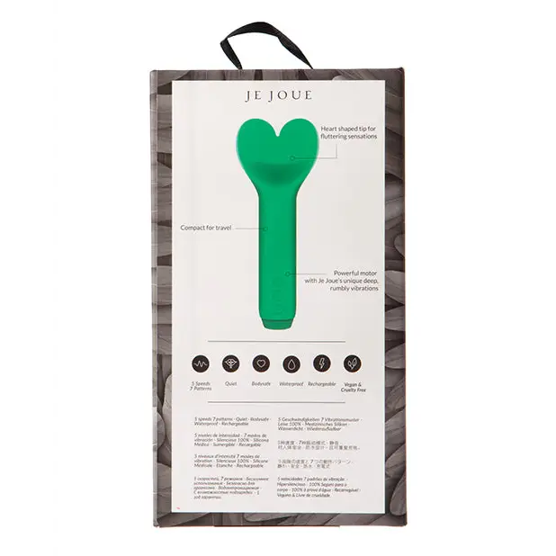 Je Joue Amour Bullet Vibrator - Emerald Green - Stimulators