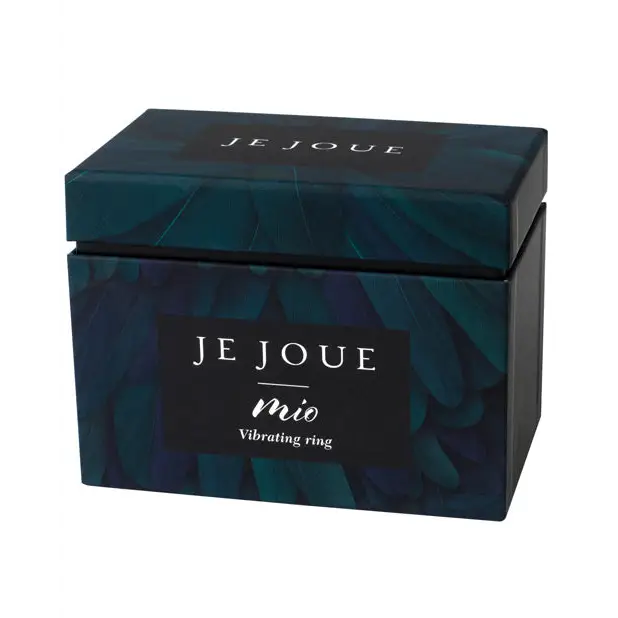 Je Joue Mio Cock Ring w/Five Vibrations - Black - Penis Enhancement