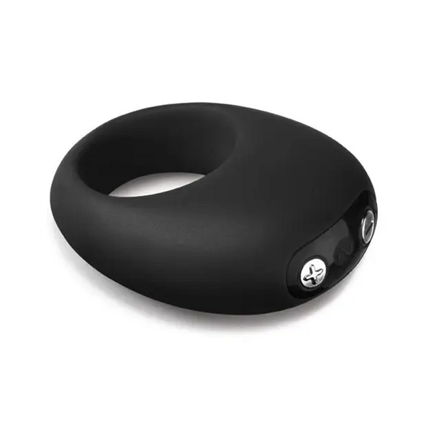 Je Joue Mio Cock Ring w/Five Vibrations - Black - Penis Enhancement