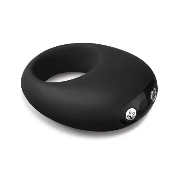 Je Joue Mio Cock Ring w/Five Vibrations - Black - Penis Enhancement