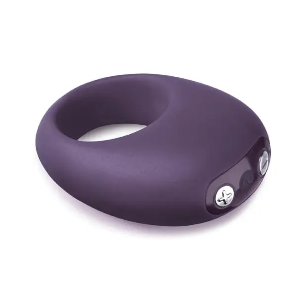 Je Joue Mio Cock Ring w/Five Vibrations - Purple - Penis Enhancement