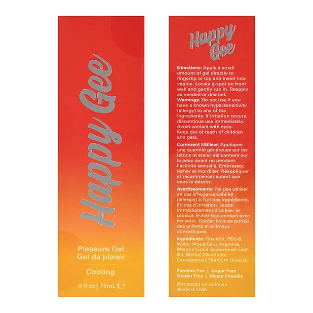 Jelique Happy Gee -.5 oz - Lubricants