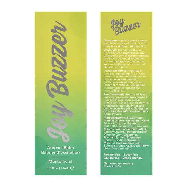 Jelique Joy Buzzer Mojito Twist - 1.5oz - Lubricants