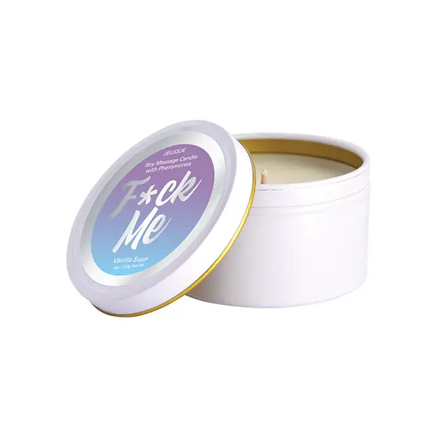 Jelique Massage Candle - 4 oz Fuck Me Vanilla Sugar - Setting The Mood