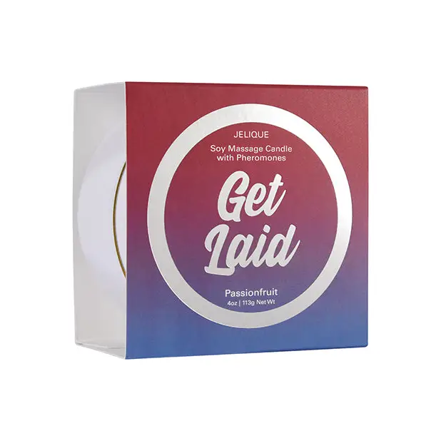 Jelique Massage Candle - 4 oz Get Laid Passion Fruit - Setting The Mood