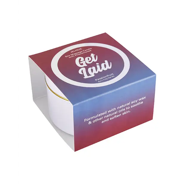 Jelique Massage Candle - 4 oz Get Laid Passion Fruit - Setting The Mood