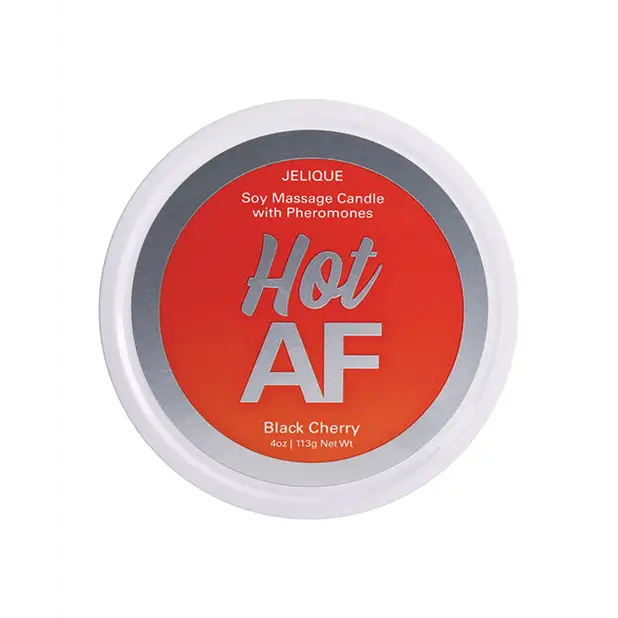 Jelique Massage Candle - 4 oz Hot AF Black Cherry - Setting The Mood