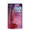 Jelly Cock w/Suction Cup - Ruby - Dongs & Dildos
