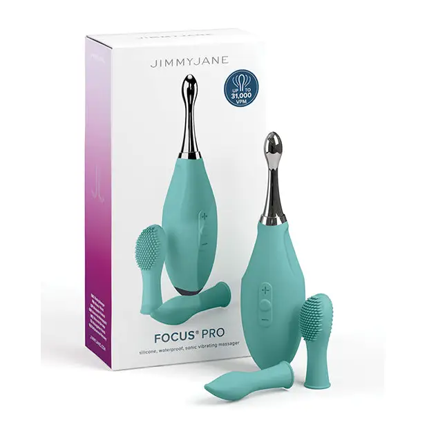 JimmyJane Focus Pro Stimulator - Teal - Stimulators