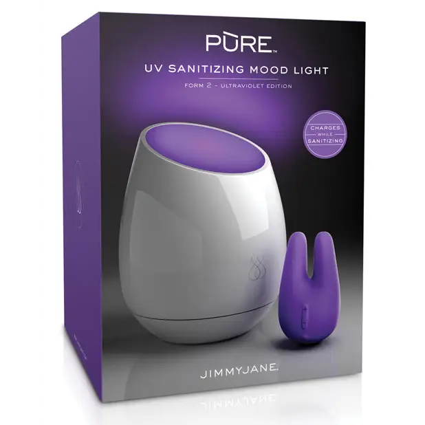 Jimmyjane Pure UV Sanitizing Mood Light Form 2 - Ultraviolet Edition - Stimulators