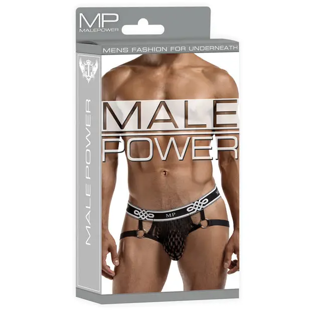 Jock Ring Black L/XL - Lingerie - Packaged
