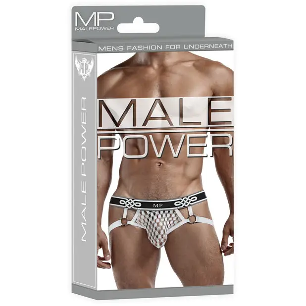 Jock Ring White L/XL - Lingerie - Packaged