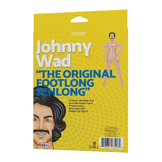 Johnny Wad w/Large Penis Blow Up Doll - Dolls & Masturbators