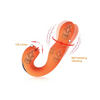 Joi Pro Rotating Head G-Spot Vibrator & Clit Licker w/Remote - Orange - Stimulators