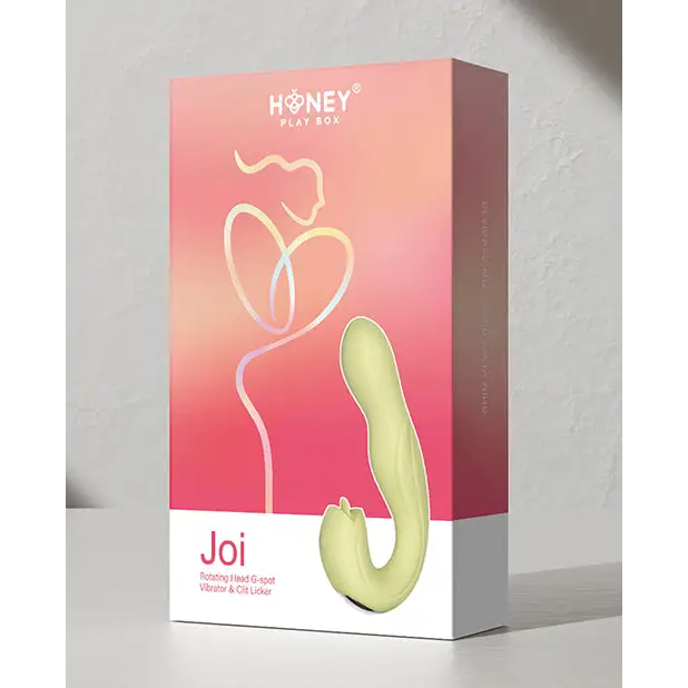 Joi Rotating Head G-Spot Vibrator & Clit Licker - Yellow - Vibrators