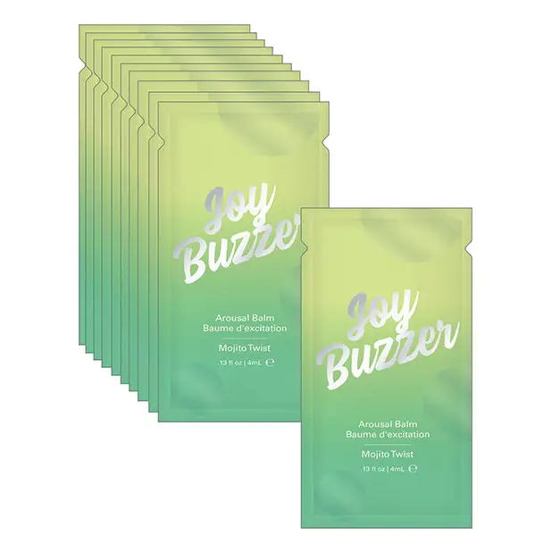 Joy Buzzer Mojito Twist Foil - 4 ml Pack of 24 - Sexual Enhancers